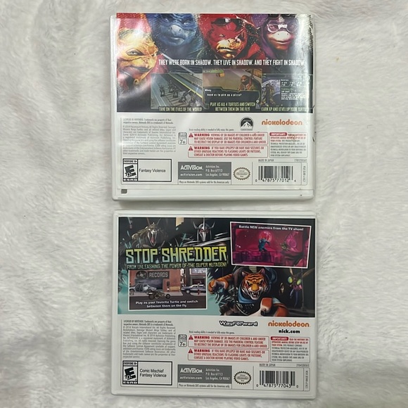Nintendo 3DS games Teenage Mutant Ninja Turtles & Danger of the Ooze Activision - Picture 4 of 4